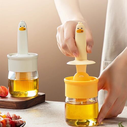 硅胶油刷食品级带瓶家用耐高温