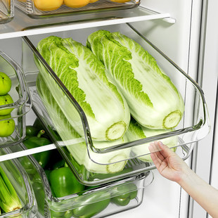 冰箱收纳盒收纳整理神器抽屉盒子储物盒整理盒鸡蛋食品保鲜盒厨房