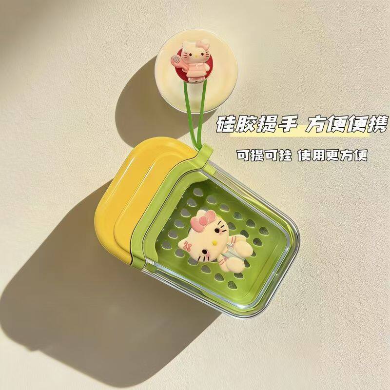 便携式香皂盒旅行迷你小肥皂盒密封沥水带盖香皂盒子透明简约高级
