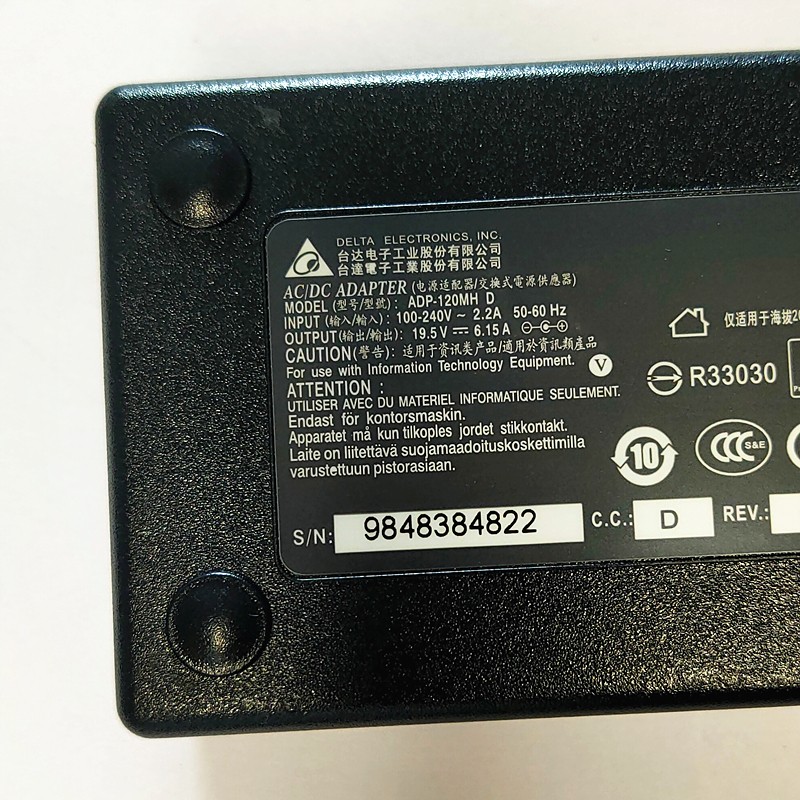 微星 神舟战神ADP-120MH D笔记本电脑电源适配器19.5V6.15A充电线