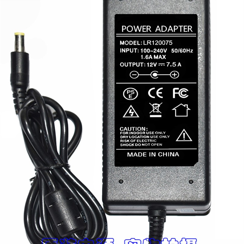 POWER ADAPTER原装12V7.5A电源适配器型号LR120075