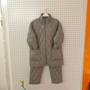 家居服 立领拉链抗寒夹棉加厚冬款 香蜜闺秀25424057男士 新款