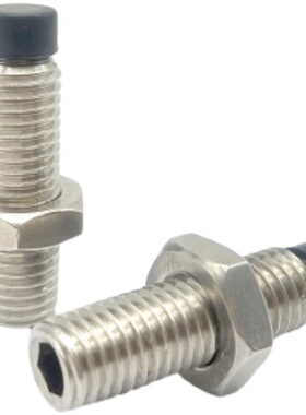 TDA61 USUS4/5/6聚氨酯肩型直杆型内六角 胶头不锈钢紧定螺丝