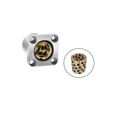 MPRA MPSA MPCA10 12 16 20 25 30加厚型无油衬套法兰固定座组件