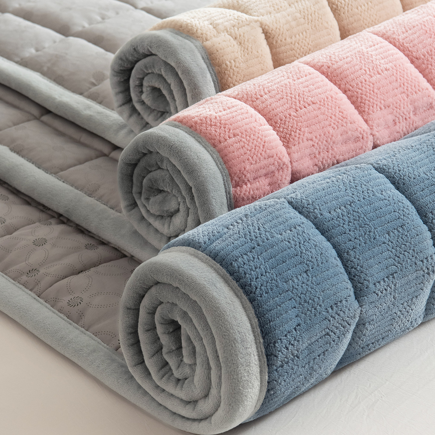 冬季加厚牛奶绒床垫被褥铺底家用保暖床褥垫加绒床单软垫单人毛毯,床上用品,床垫/床褥/床护垫/榻榻米床垫,淘宝优惠券,粉丝福利购,淘宝优惠卷