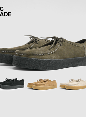 TCMADE 035 秋冬反绒牛皮莫卡辛复古硫化低帮穆勒休闲系带袋鼠鞋