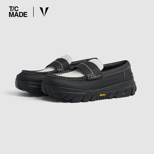 TCMADE联名VIBRAM厚底乐福鞋
