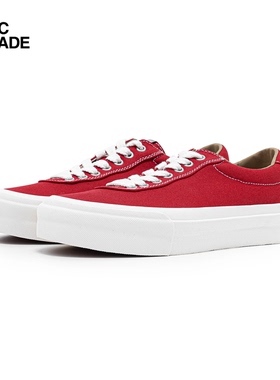 tcmade  001b s/s  硫化高密度帆布 红色板鞋低帮鞋 厚底男女同款
