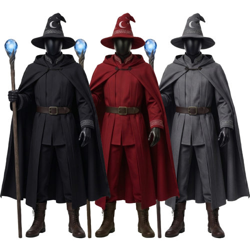 星月魔法使cospaly斗篷套装万圣节魔法师披肩话剧舞台表演服装