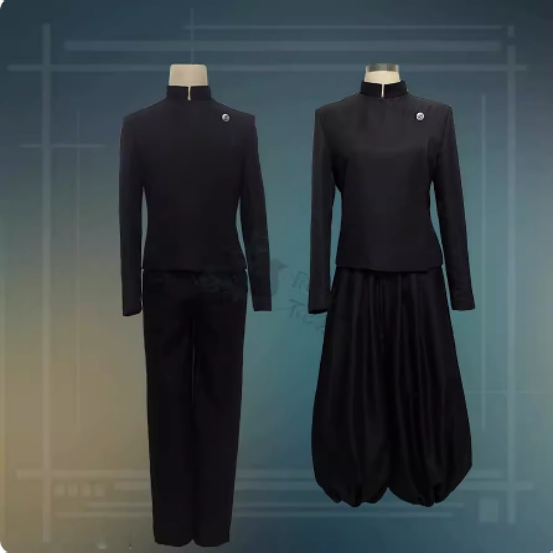 咒术回战cosplay服装 高专五条悟 高专夏油杰 cos服装假发
