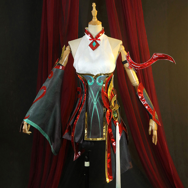 LOL cosplay剪纸仙灵 艾瑞莉娅cos服连衣裙英雄联盟LOLcos服女