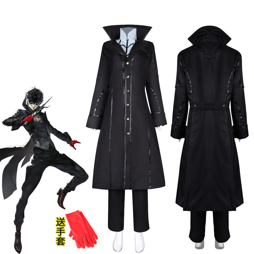 女神异闻录p5雨宫莲主人公怪盗装cos服 雨宫莲cosplay服装