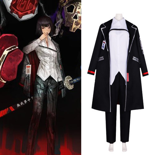 边狱巴士公司cos服鸿璐浮士德长款良秀全套黑色制服cosplay服装