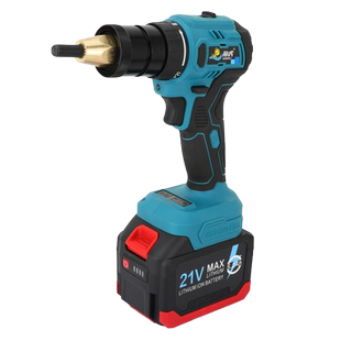 台湾海虎GPM无刷21V铆螺母枪锂电动拉母枪拉铆枪拉帽枪罗姆柳螺丝