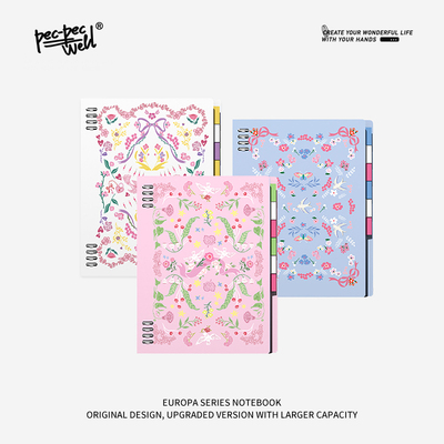 pecpecwell高颜值活页手账本