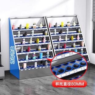 不锈钢水杯架工厂车间员工茶杯放置收纳架子公司茶水间水杯存放柜
