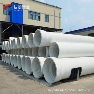 厂家直供 HDPE双壁缠绕管 PE中空壁缠绕管缠绕结构壁管A型 井筒管