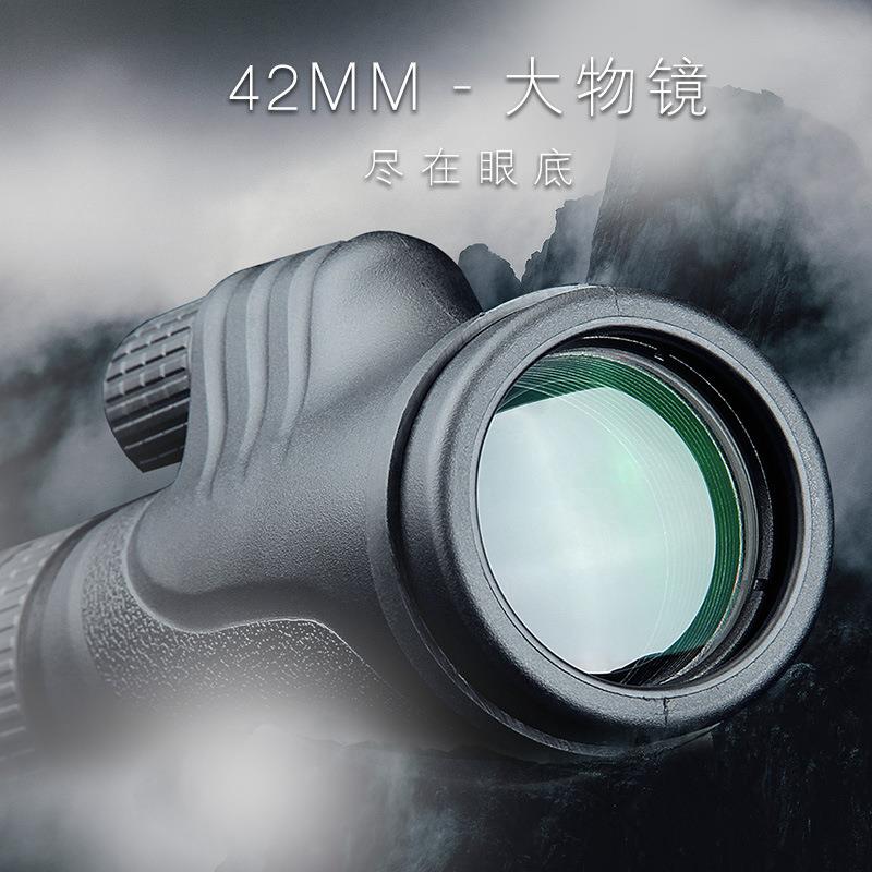 厂家单筒望远镜6-18X42连续变倍微光夜视高倍便携高倍夜视