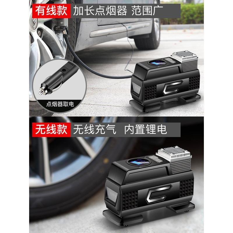 车载泵大功率轻便携式汽车家用无线充电动打气泵小型轿车12V
