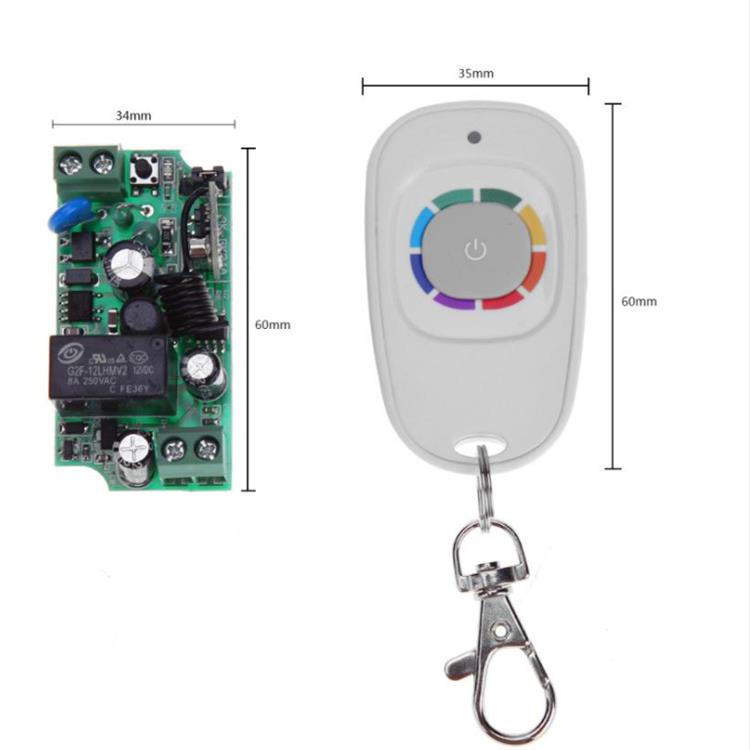 新款无线遥控开关 AC85V-260V1路无线控制器/输出220伏/配遥控器