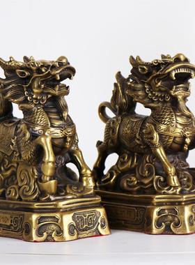 杨铜记 铜如意财富麒麟 祥瑞麒麟献瑞 祥瑞麒麟