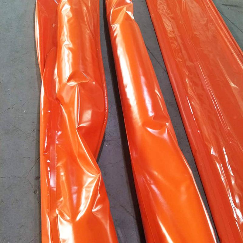 【围油栏】水面应急物资PVC充气围油栏耐用PVC充气滩岸围油栏除油