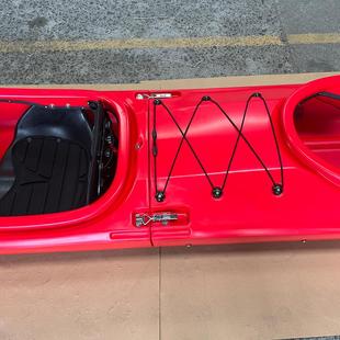 双人拼接海洋舟硬艇皮筏艇皮划艇漂流 塑料舟平台舟独木舟皮筏艇