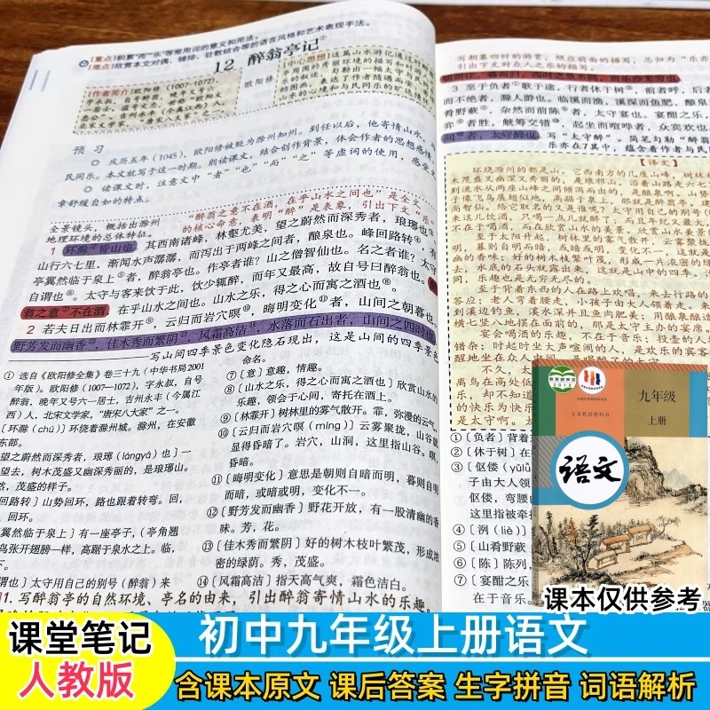 2025新版九年级上册语文课堂笔记