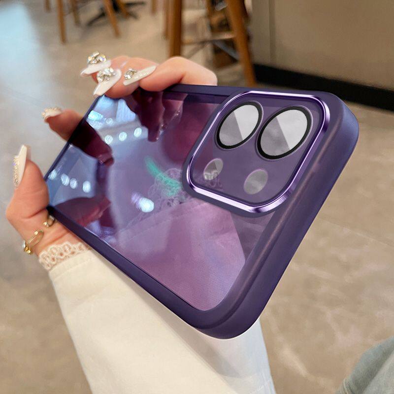 自带镜头膜OPPOreno9手机壳reno9Pro透明防摔Pro+软壳PGBM10简约