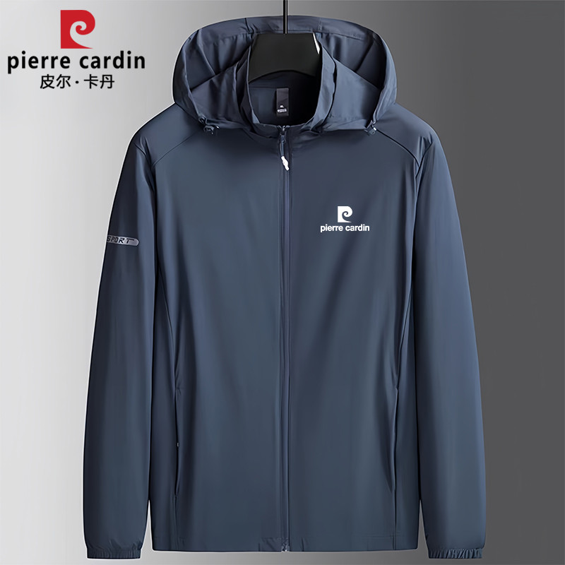 皮尔卡丹夏季透气户外休闲防晒衣