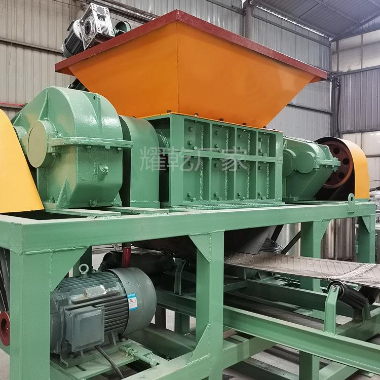 牧草稻草粉碎线 塑料大蓝桶边角料撕烂设备 时处理2-80吨机组