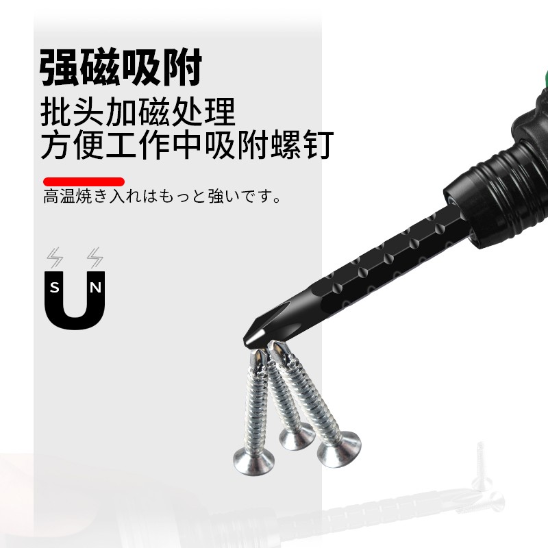 速发棘轮螺丝刀十字工具套装多功能大全型萝卜头一字两用省力组合