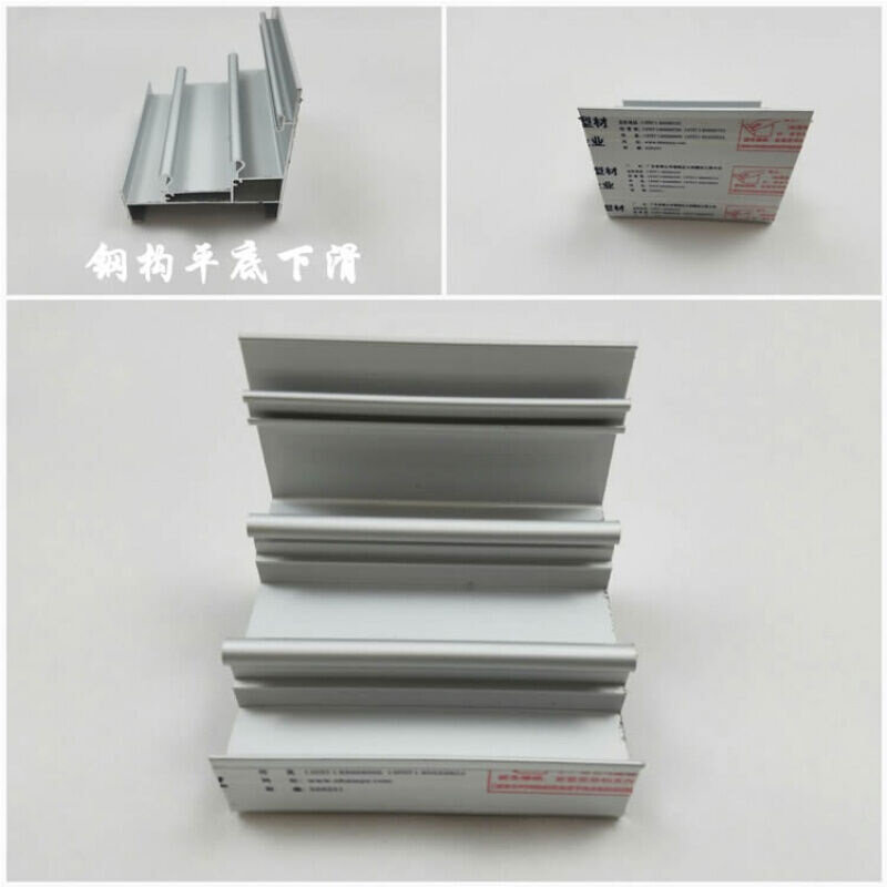 新亚黑色铝合金推拉窗户门窗包封阳台门窗平移窗抗台风静音窗黑i.