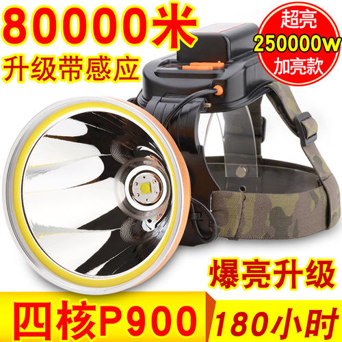 2026头戴式强光头灯超长续航充电