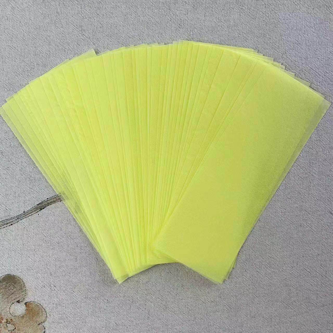 糯米纸烘焙笔符道纸符画黄纸薄黄纸少灰竹浆纸可选定制尺寸黄表纸
