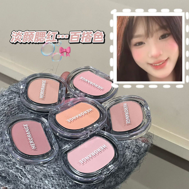 绮梦云柔蜜意哑光裸妆自然持久修颜膨胀色韩系腮红腮红/胭脂粉状