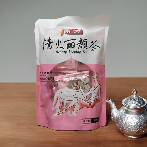 【拍1发3袋】开古清火丽颜茶玫瑰百合茶10包/袋原装正品老品牌
