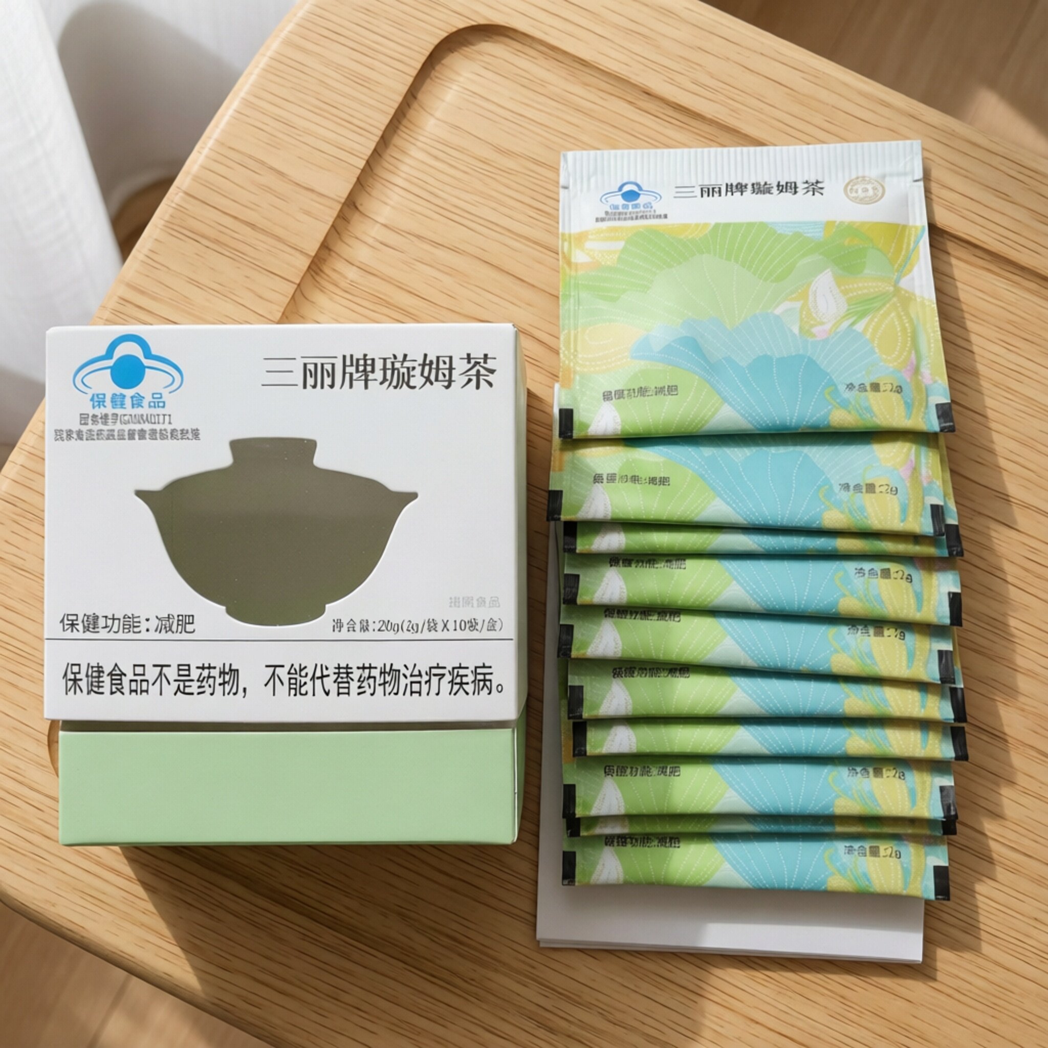 【拍1发5盒】三丽牌璇姆茶减肥减脂茶多种规格直销版正品防伪可查