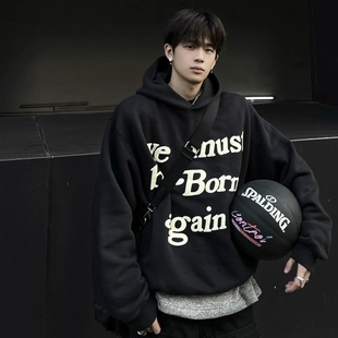 CPFM 潮牌发泡字母情侣加绒休闲连帽卫衣男 FSYZ侃爷重生系列美式