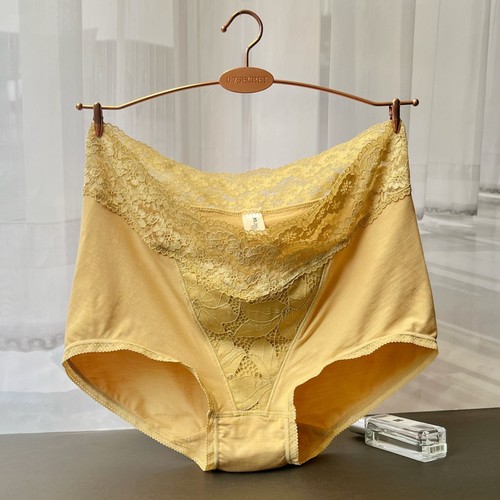 性感蕾丝无痕中高腰透气女三角裤