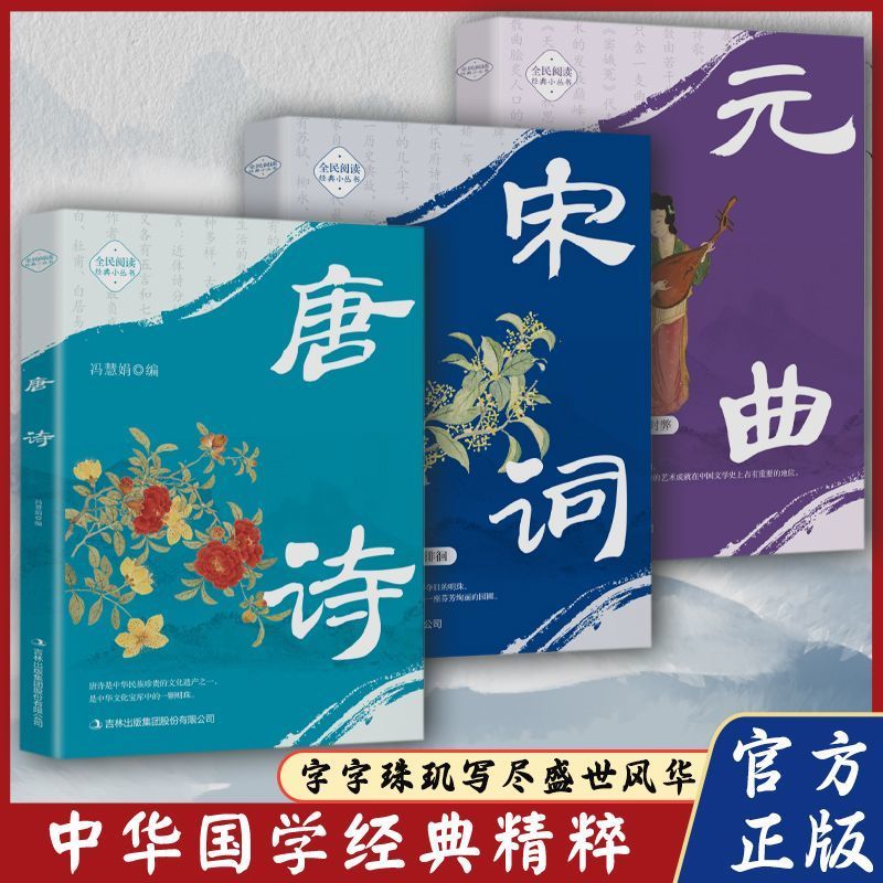 【正版】中华国学经典精粹 唐诗宋词元曲 字字珠玑写尽盛世风华