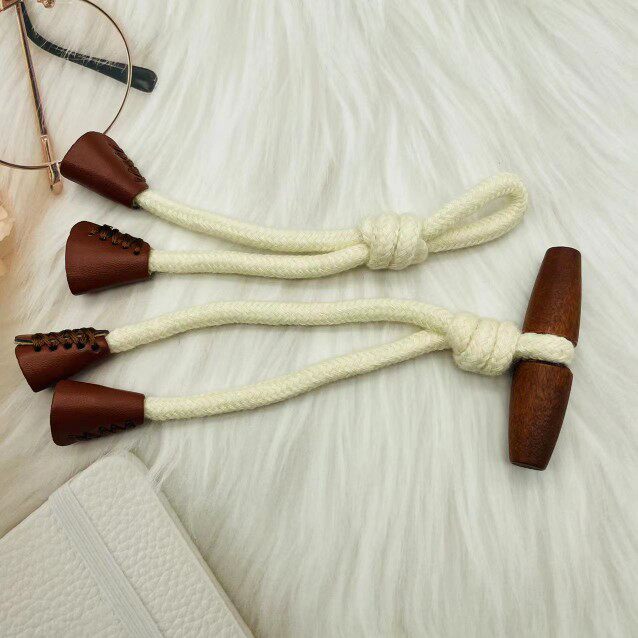 棉绳麻绳牛角扣木头搭扣女呢子大衣风衣外套毛衣对扣纽扣橄榄扣子