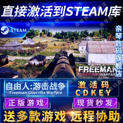 Steam正版自由人游击战争激活码CDKEY国区全球区Freeman Guerrilla Warfare电脑PC中文游戏