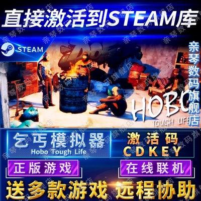 Steam正版乞丐模拟器激活码CDKEY在线联机国区全球区流浪汉艰难的生活Hobo: Tough Life电脑PC中文游戏