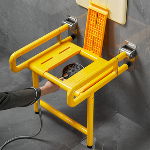 坐便器老人卧室马桶大便坐椅家用结实可折叠孕妇厕所洗澡两用凳子