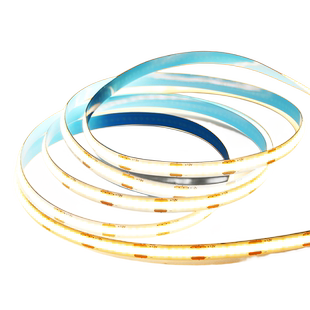 12v低压灯带cob自粘橱柜商场柔性超薄8mm铝槽酒柜软灯条24v线形灯