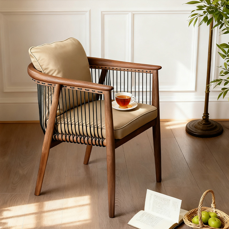 懂得拿捏“轻奢高级感”的提琴椅