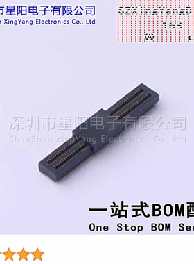 FBB05002-F100S1003K6MH22 PIN 100间距0.5mm母 立贴PIN总数100间