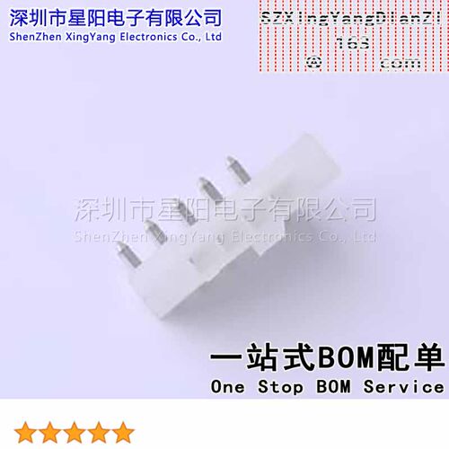FWF42007-S05B22TK 4.2mm 1x5P弯插 间距4.2mm插针结构1x5P排数1