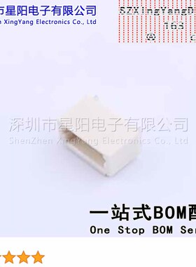 AFC10-S04QCA-00 (5Pcs)SH 1mm 1x4P卧贴 参考系列SH间距1mm插针